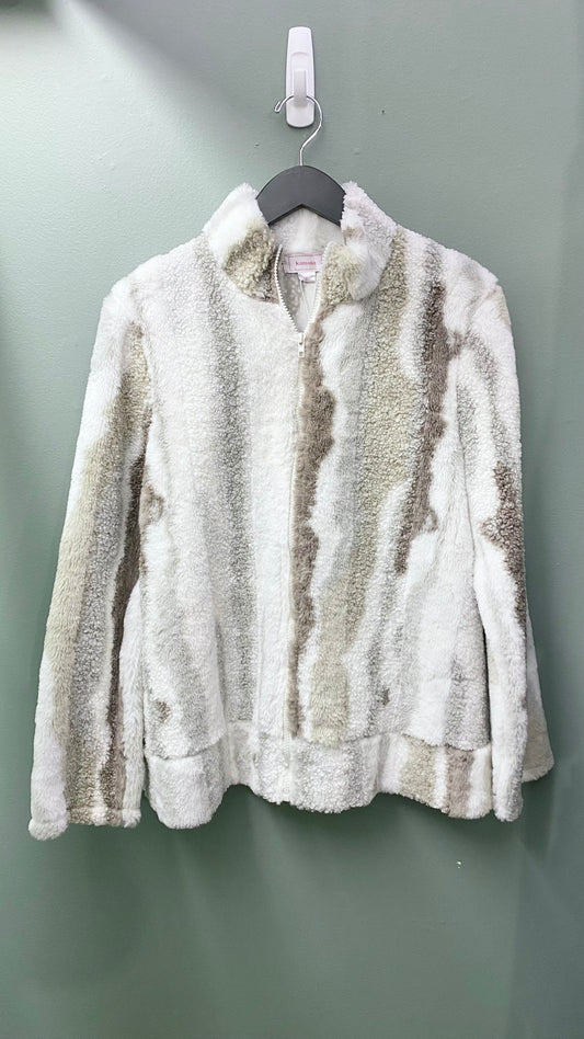 Kamana Zip-up Fuzzy Jacket
