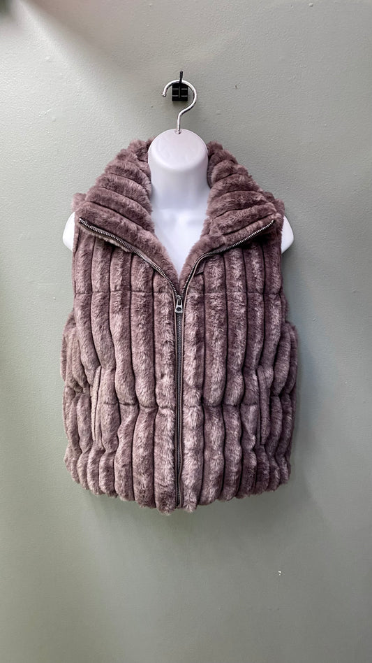 Dylan Fur Puffer Vest