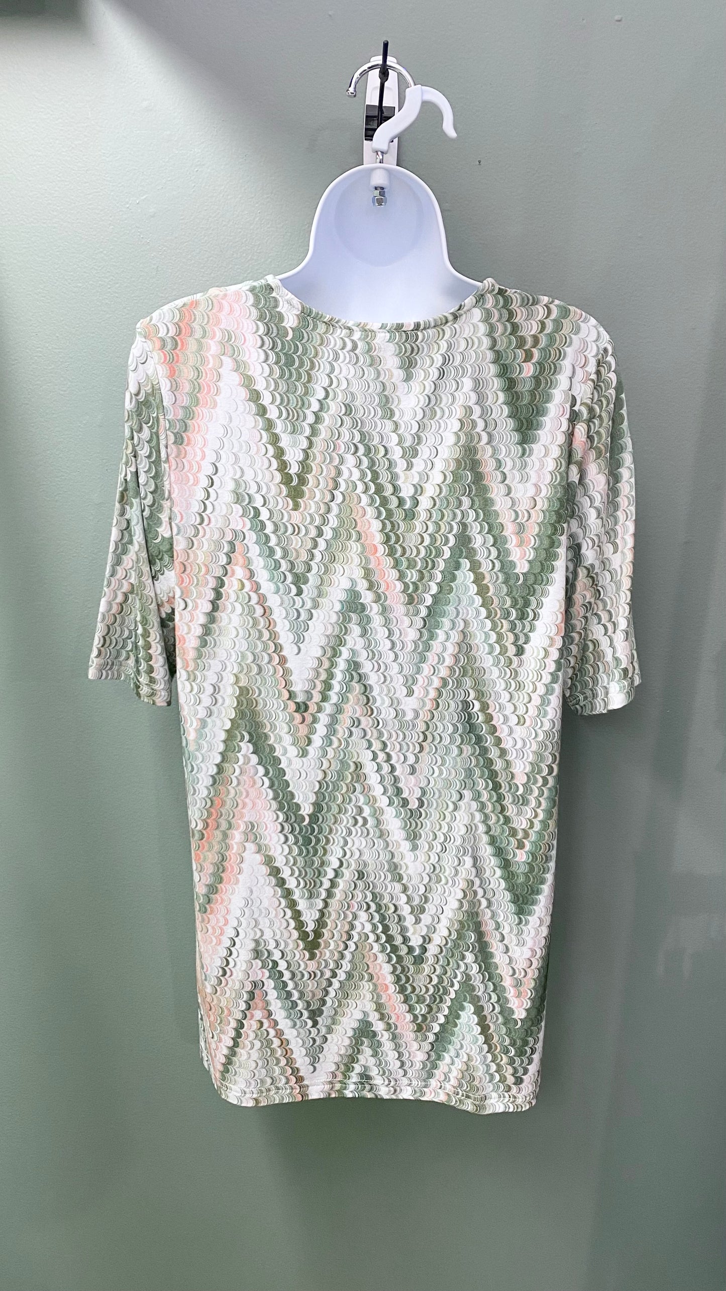 Sunday Green Wavy Top