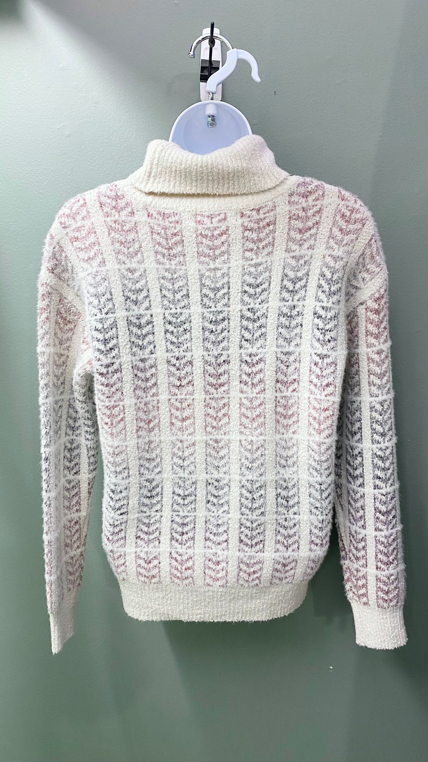 Clearance - Charlie B Jacquard Turtleneck