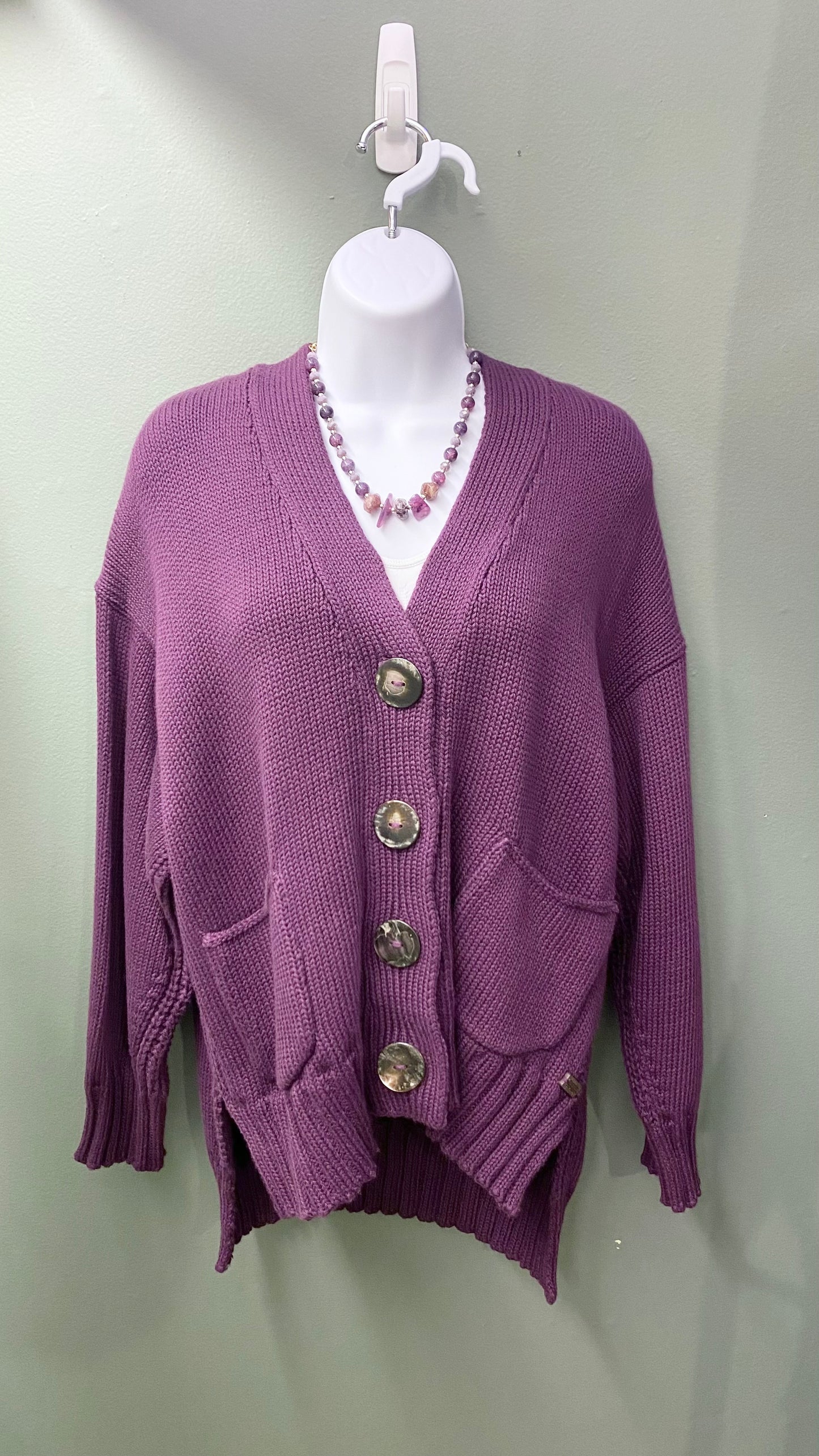 Shannon Passero Buttoned Cardigan Sweater