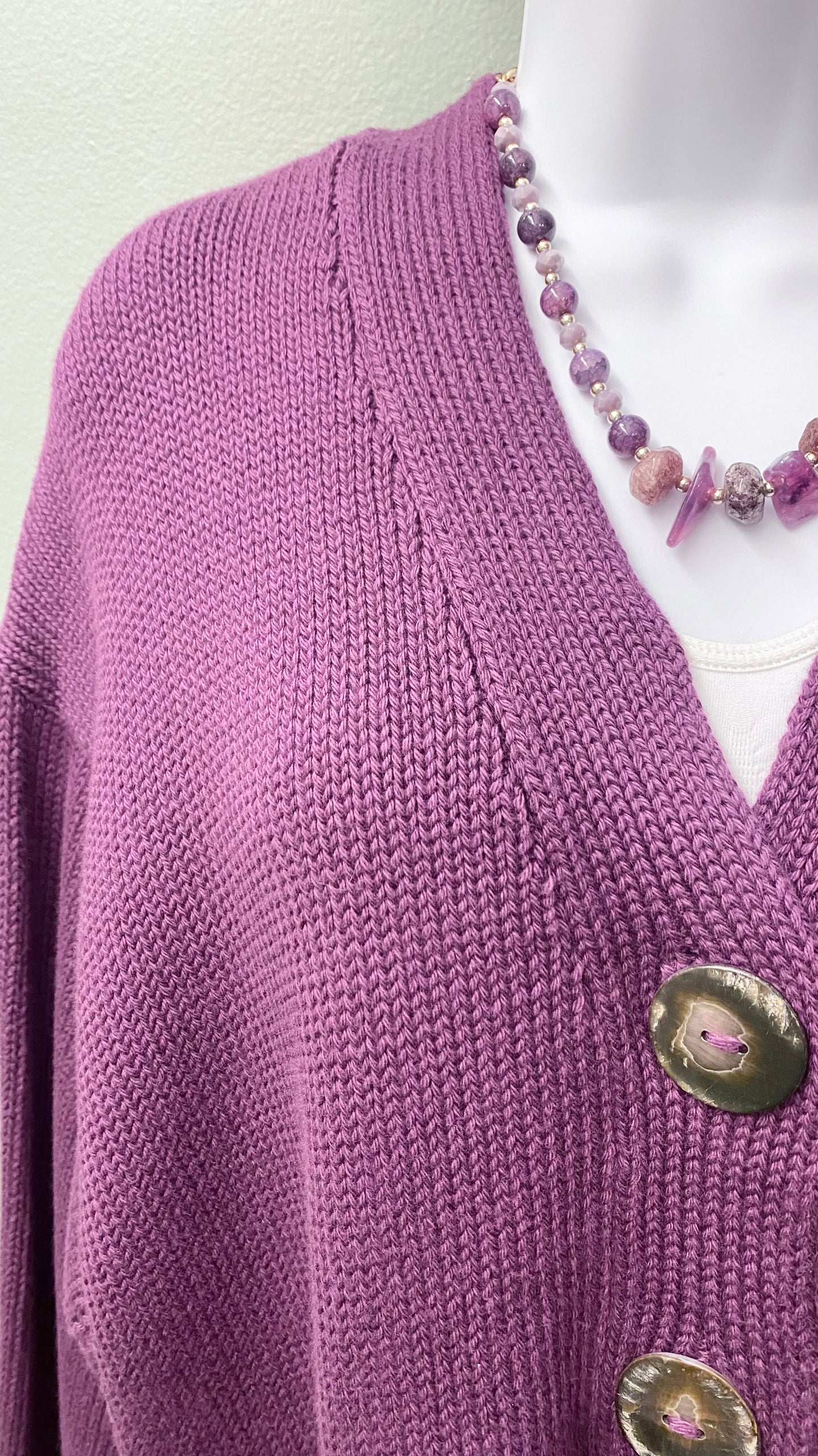 Shannon Passero Buttoned Cardigan Sweater