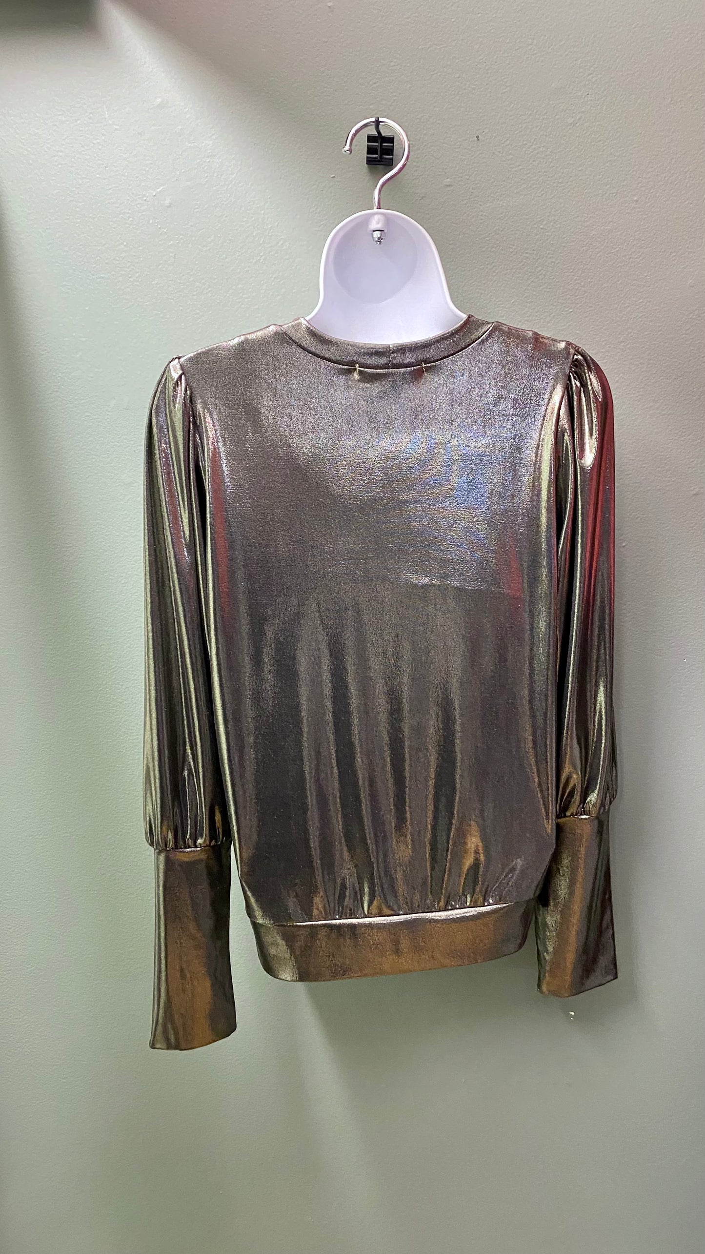 Clearance - Karen Kane Gold Metallic