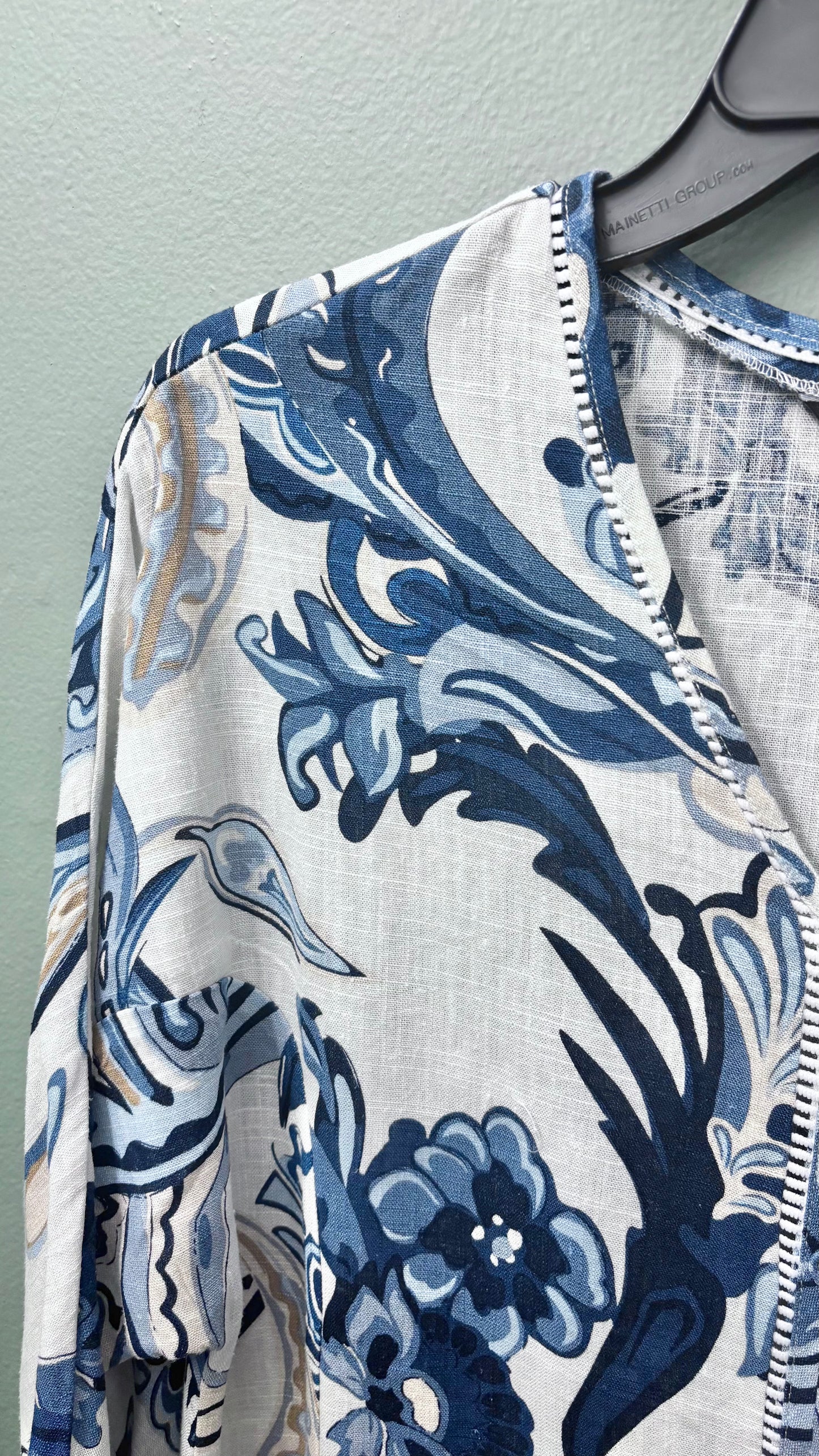 * Charlie B Printed Dolman Sleeve Blouse