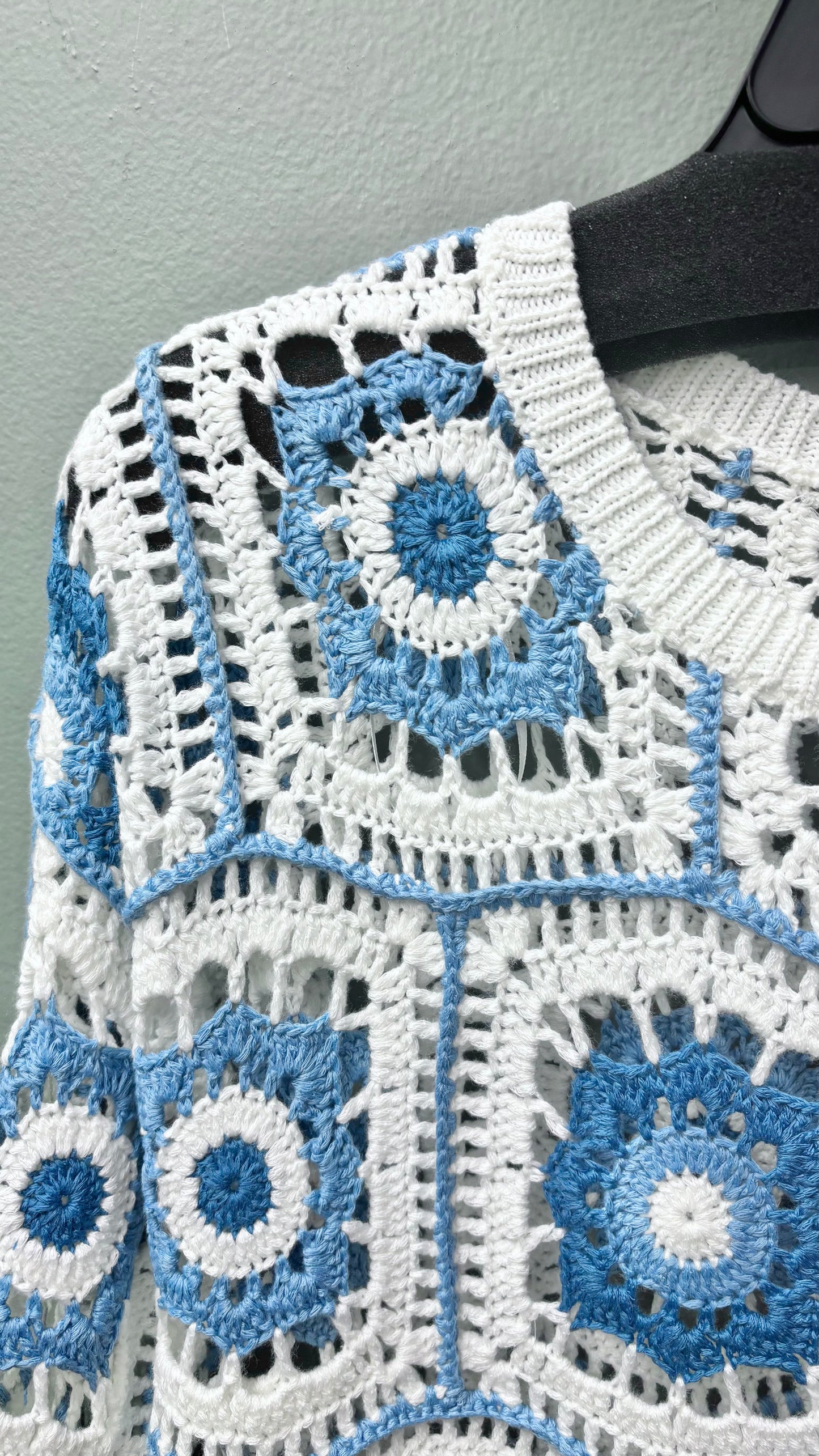 * Charlie B Square Crochet Sweater