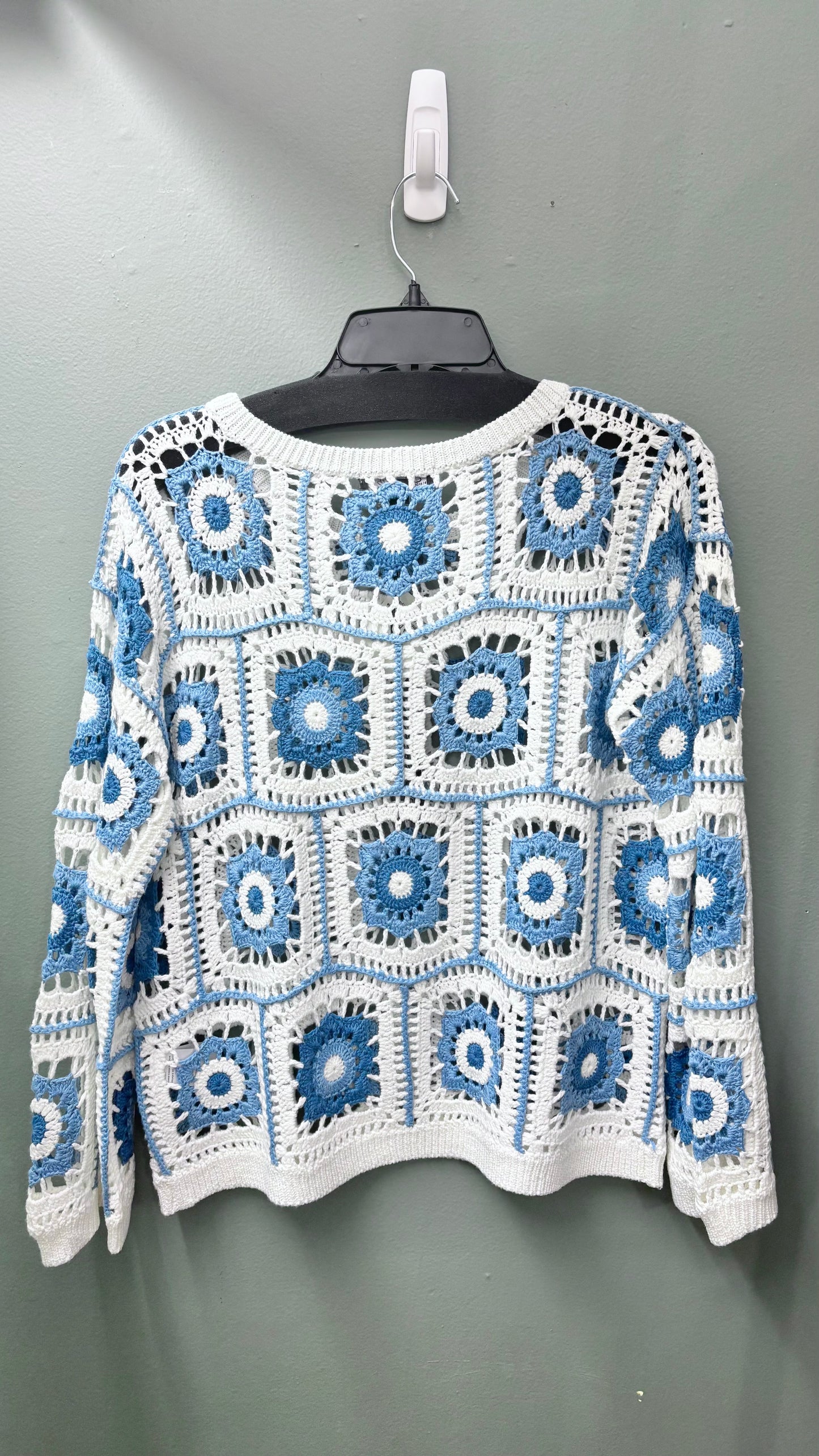 * Charlie B Square Crochet Sweater