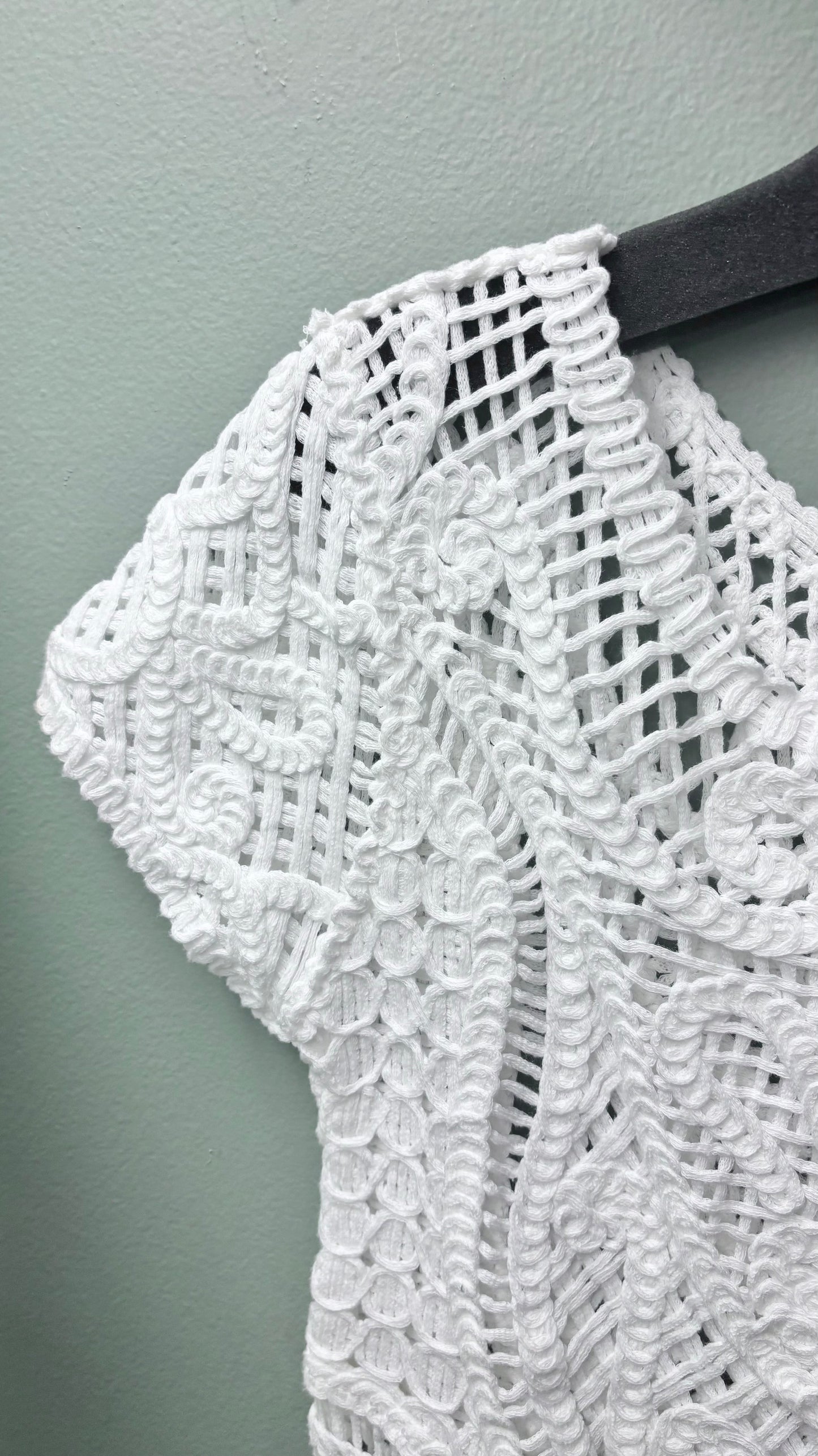 * Charlie B Short Sleeve Crochet Top