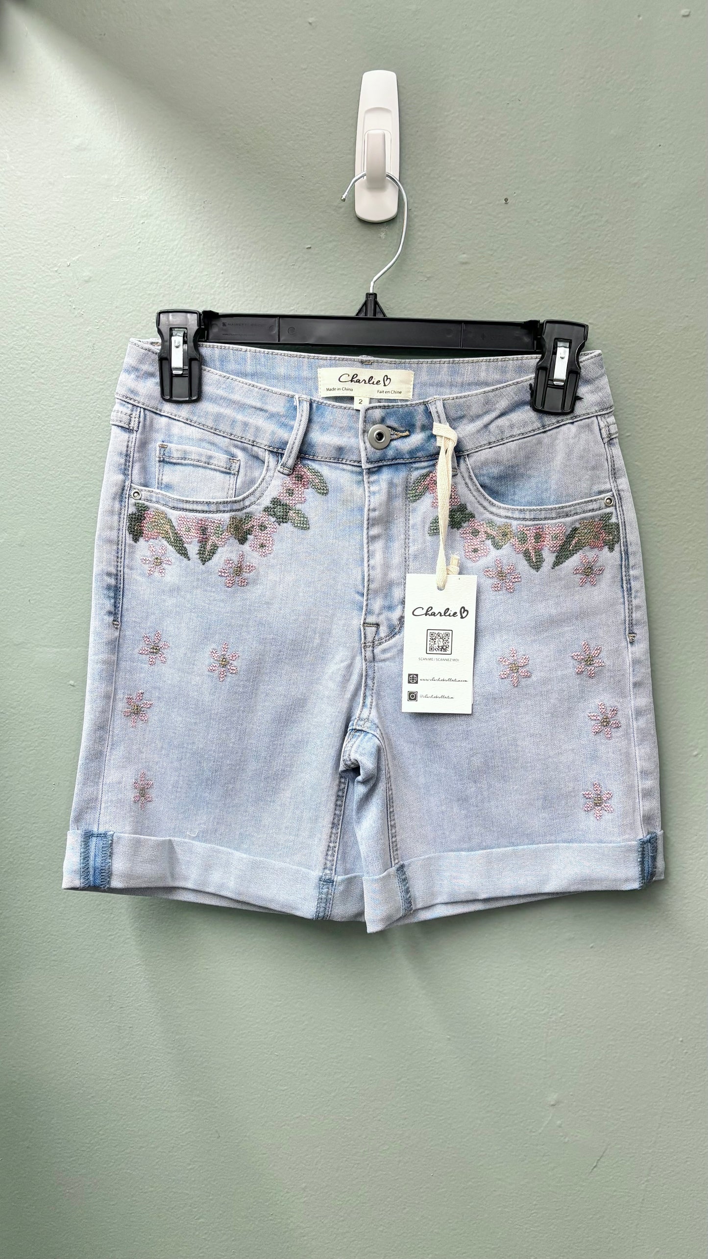 * Charlie B Cross Stitch Shorts