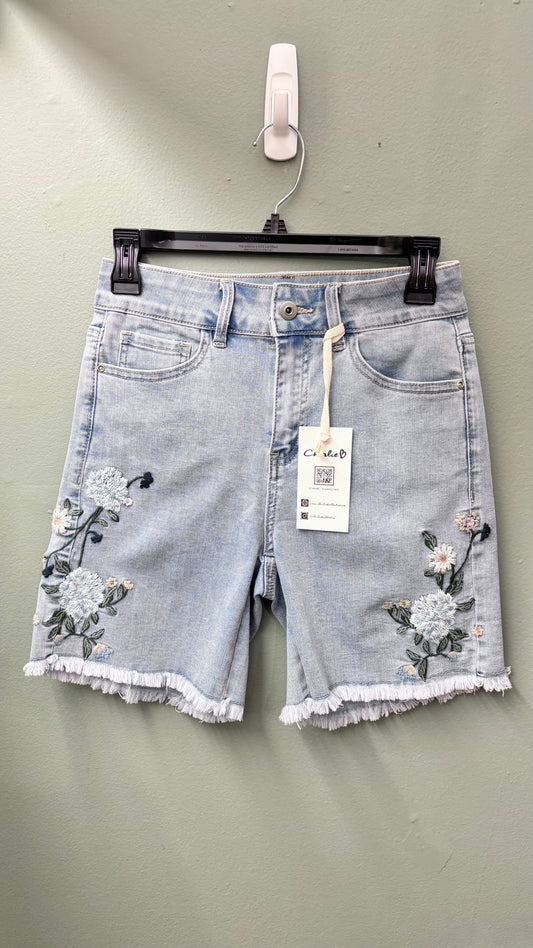 * Charlie B Embroidered Shorts