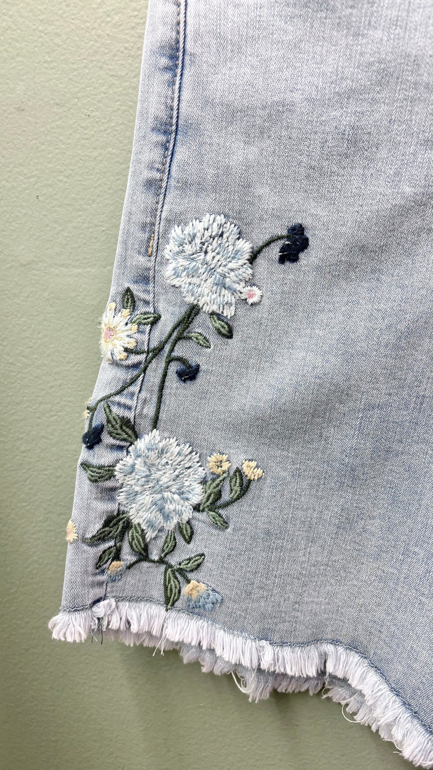 * Charlie B Embroidered Shorts