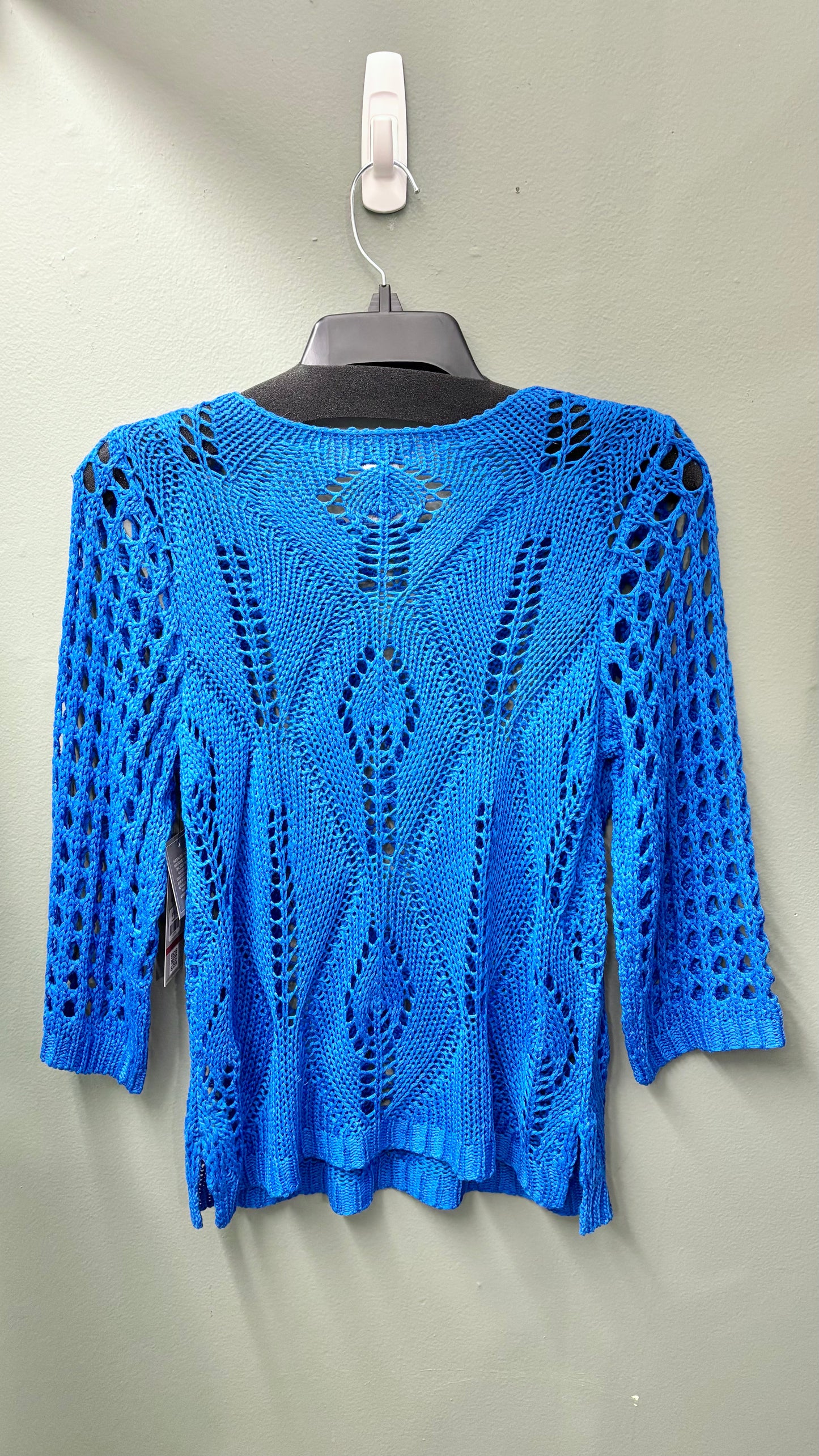 * Multiples Blue Crochet Top