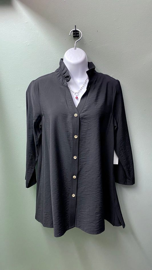 Multiples Fixed Collar Top