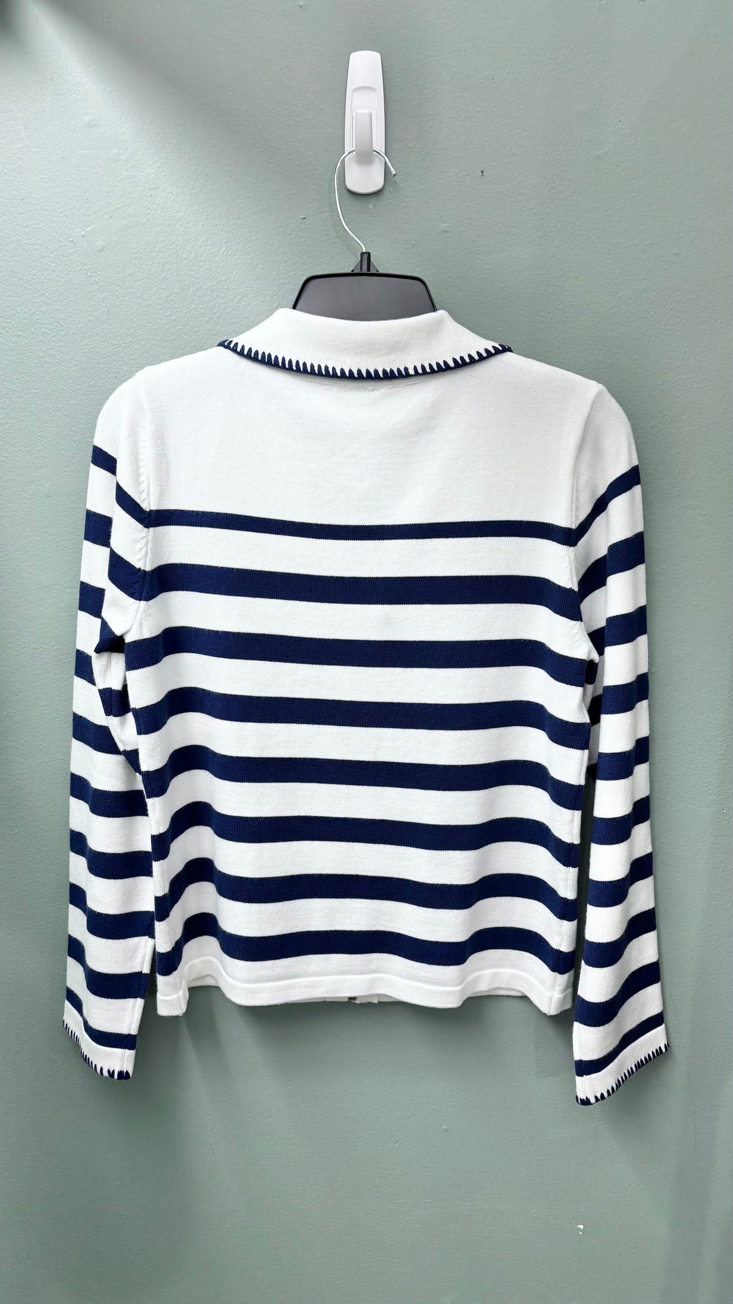 * Rain + Rose Striped Collared Top