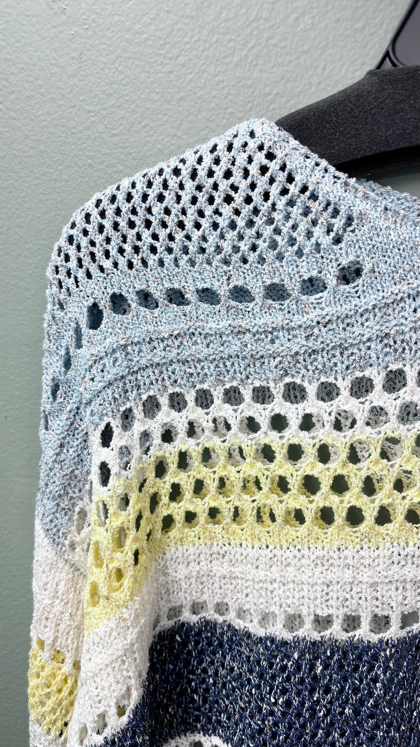 * Rain + Rose Striped Crochet Top