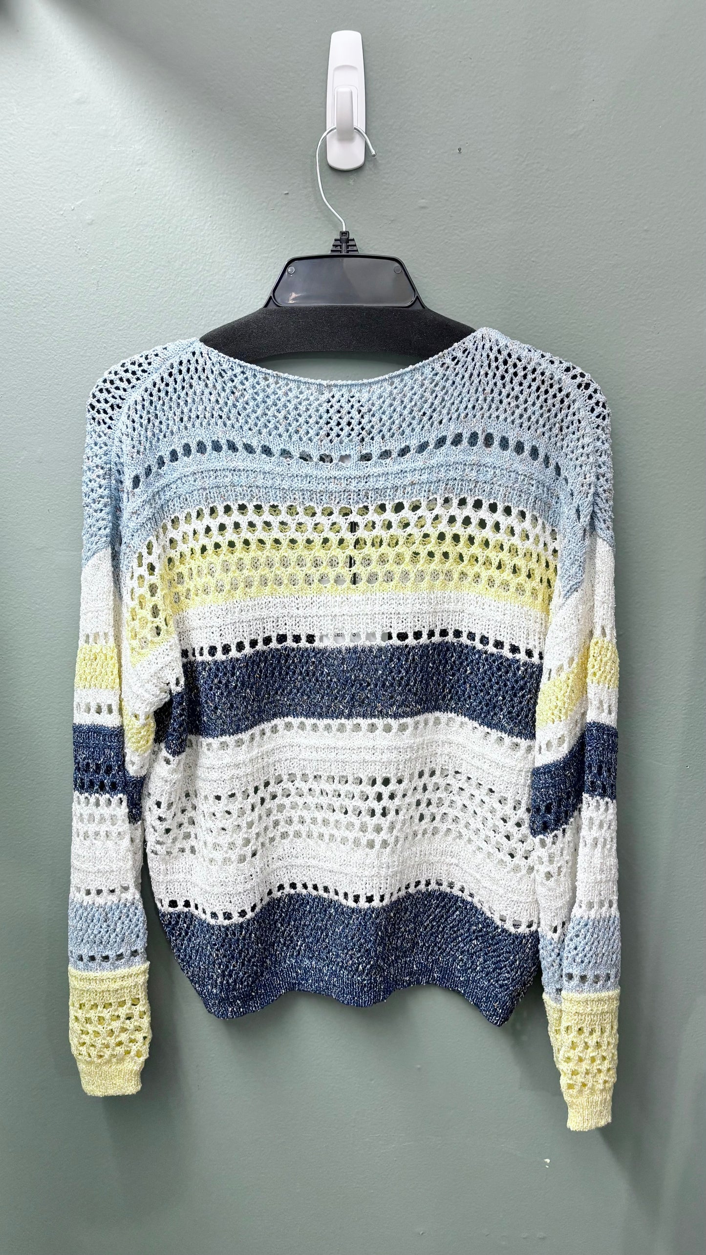 * Rain + Rose Striped Crochet Top