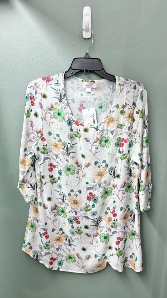 * Kamana Floral Tunic Top