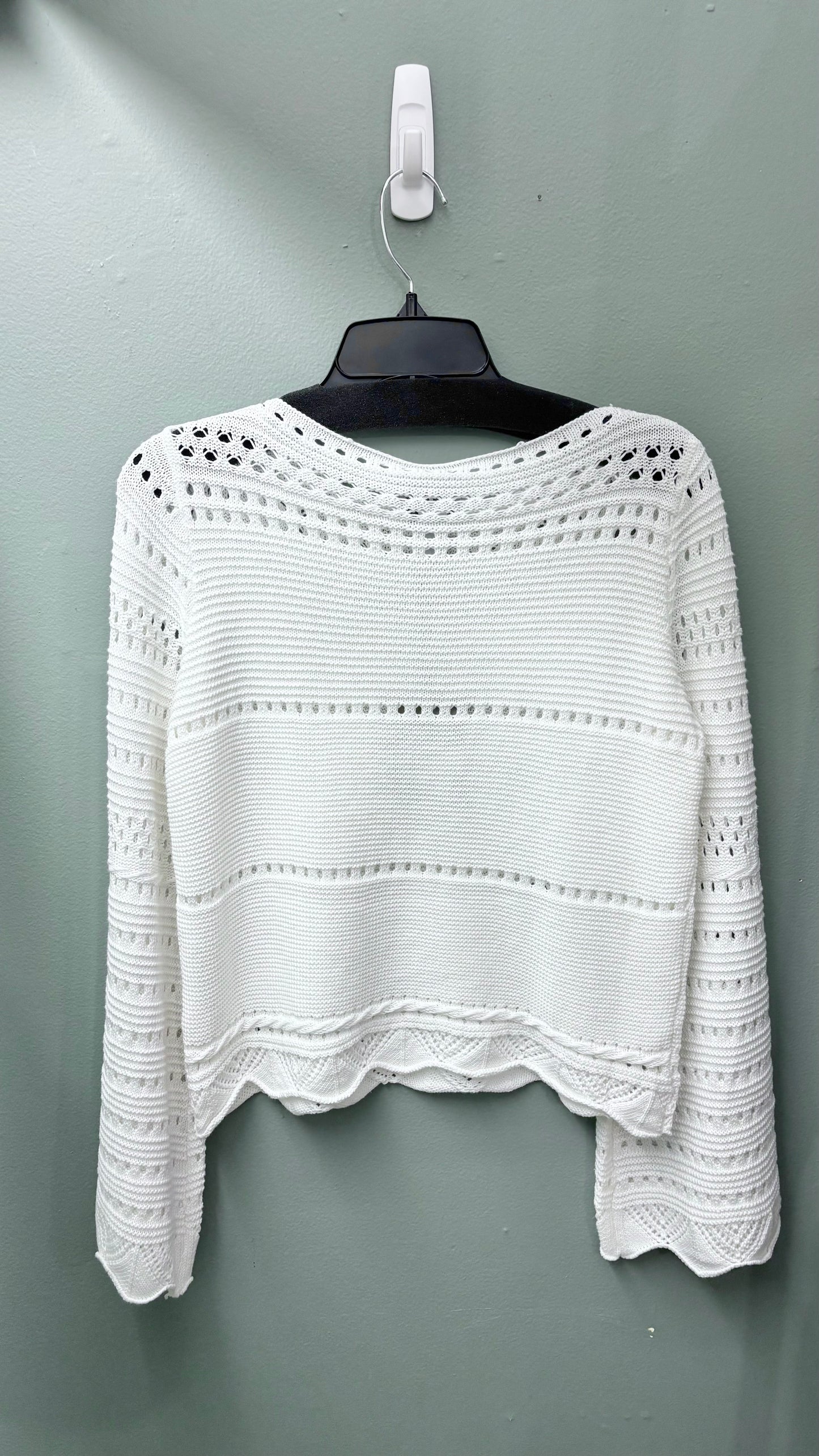 * Rain + Rose Crochet Bell Sleeve Top
