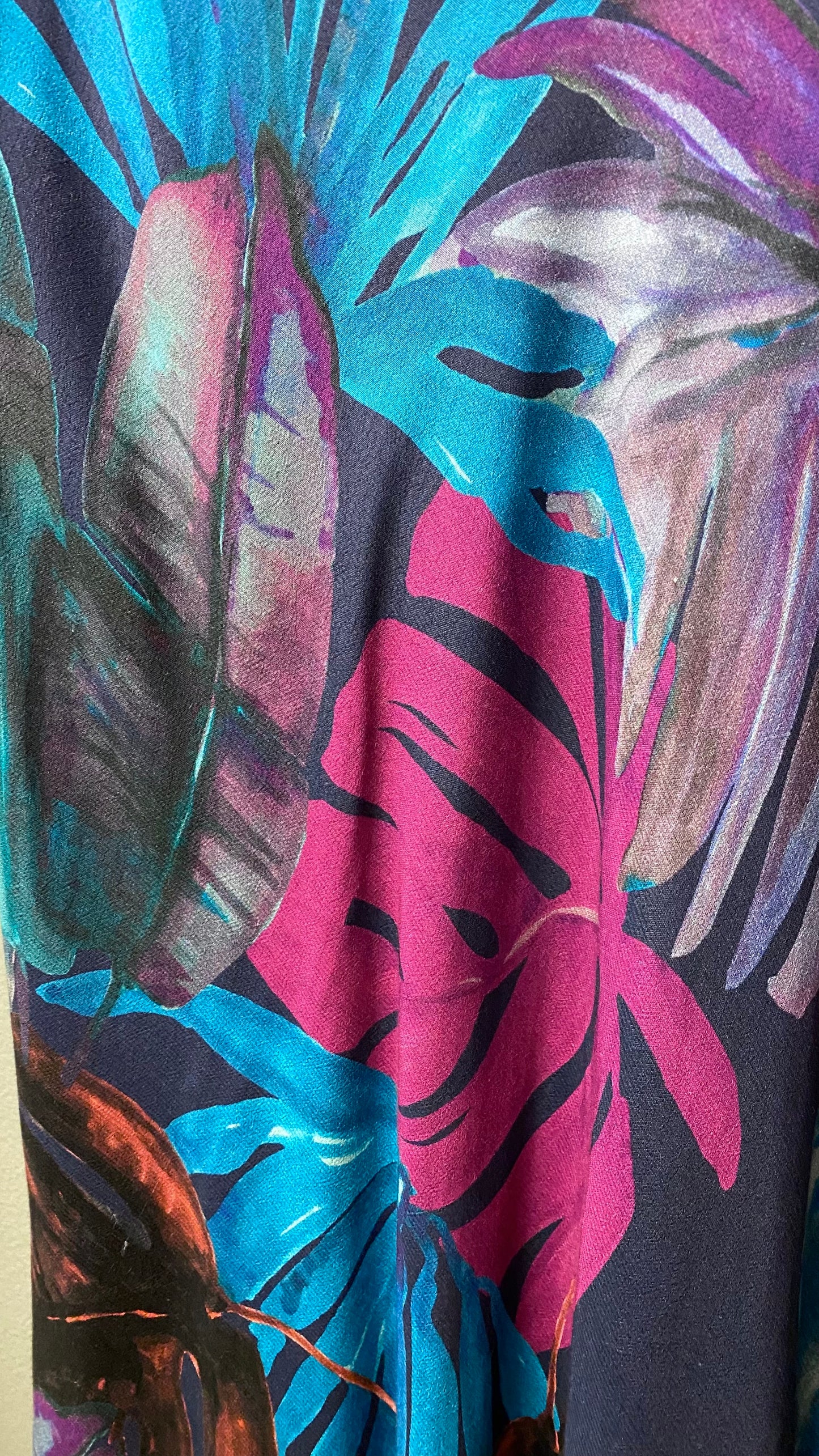 Karen Kane Bias Cut Midi Skirt - Tropical