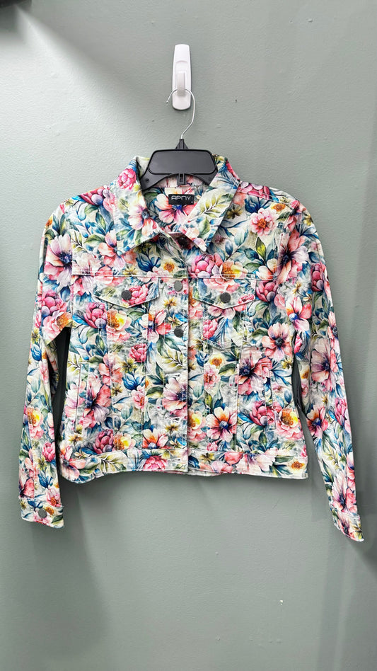 * APNY Floral Jean Jacket