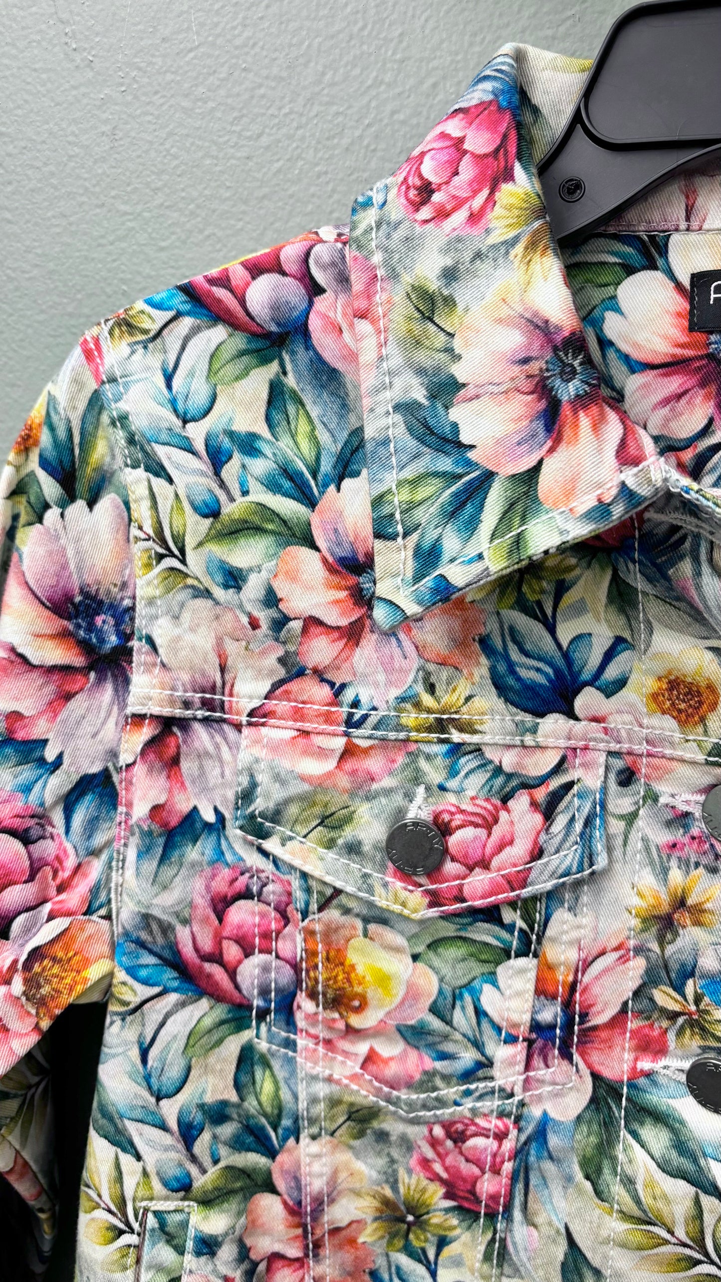 * APNY Floral Jean Jacket