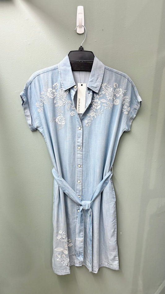 * Paparazzi Tencel Embroidered Dress