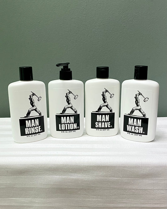 Men’s Wash, Lotion, Rinse, & Shave