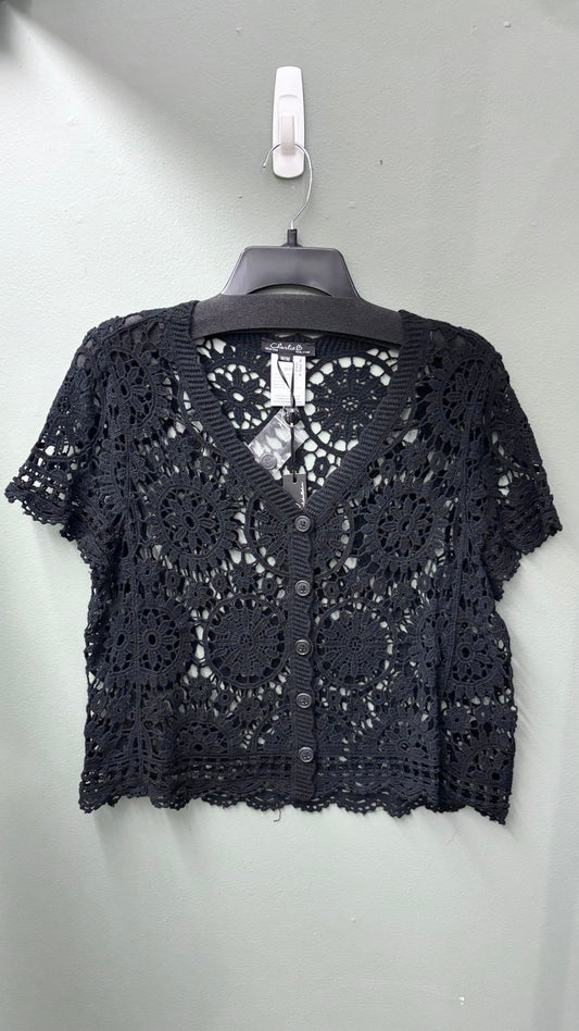 Charlie B Crochet Bolero Top