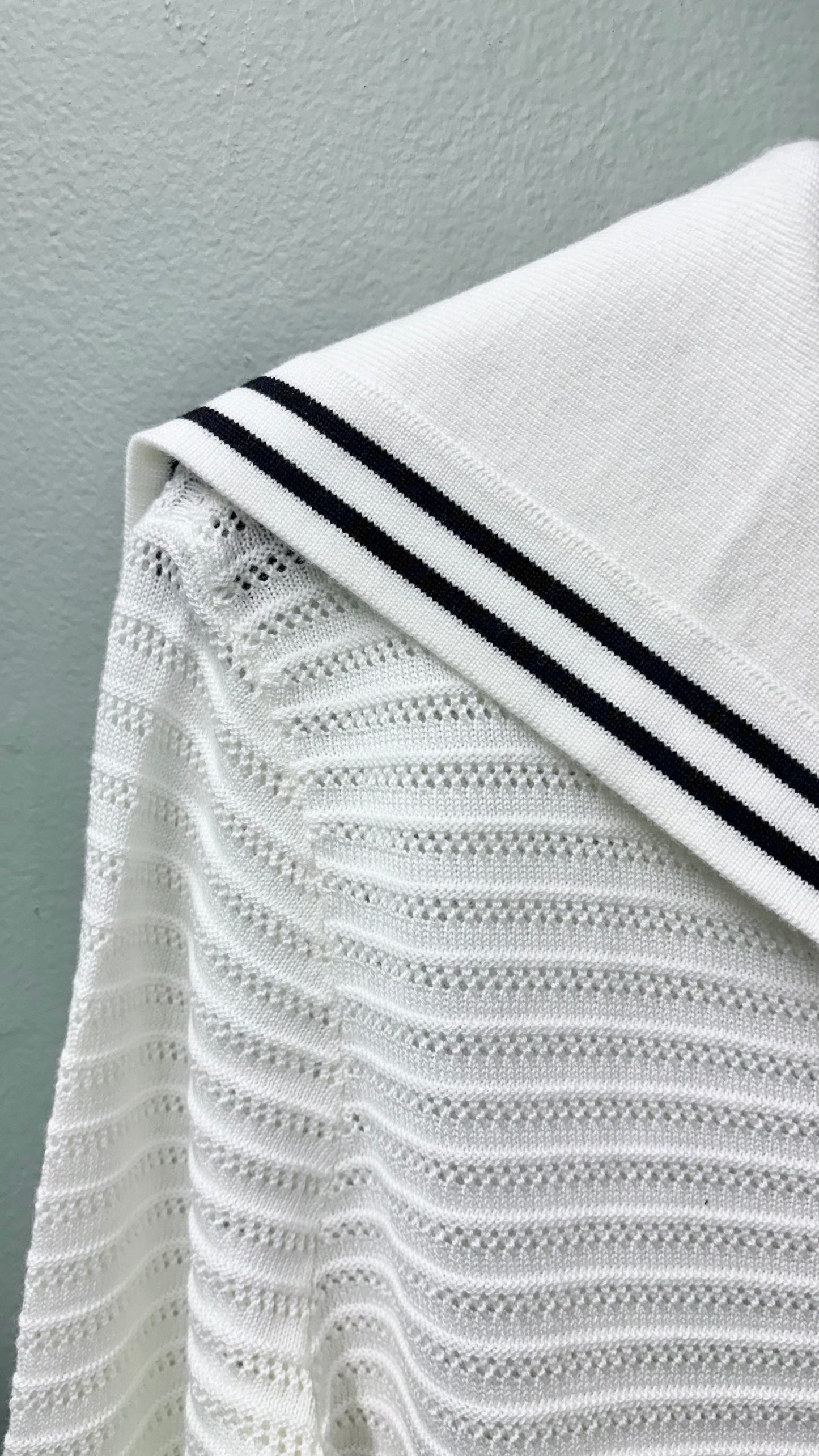 * Karen Kane Sailor Eyelet Sweater Top