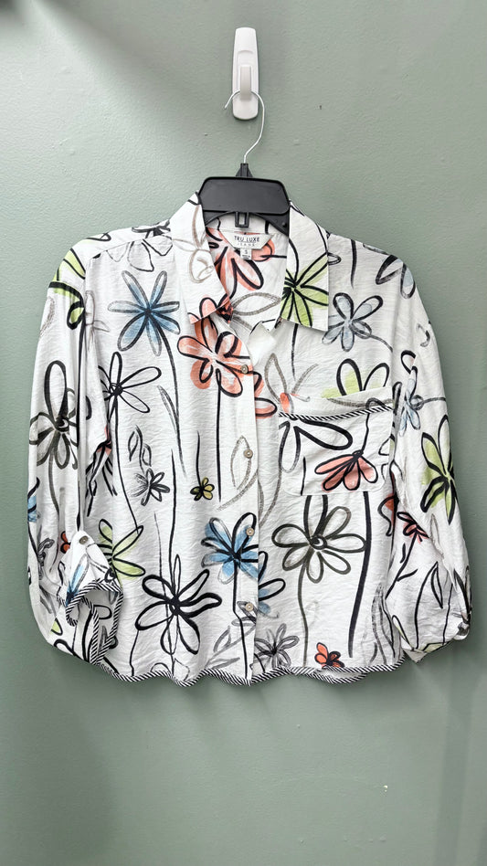 * Tru Luxe Print Floral Top