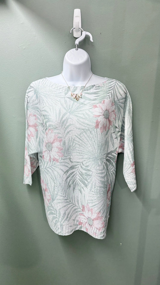 Karen Hart Sparkly Tropical Top