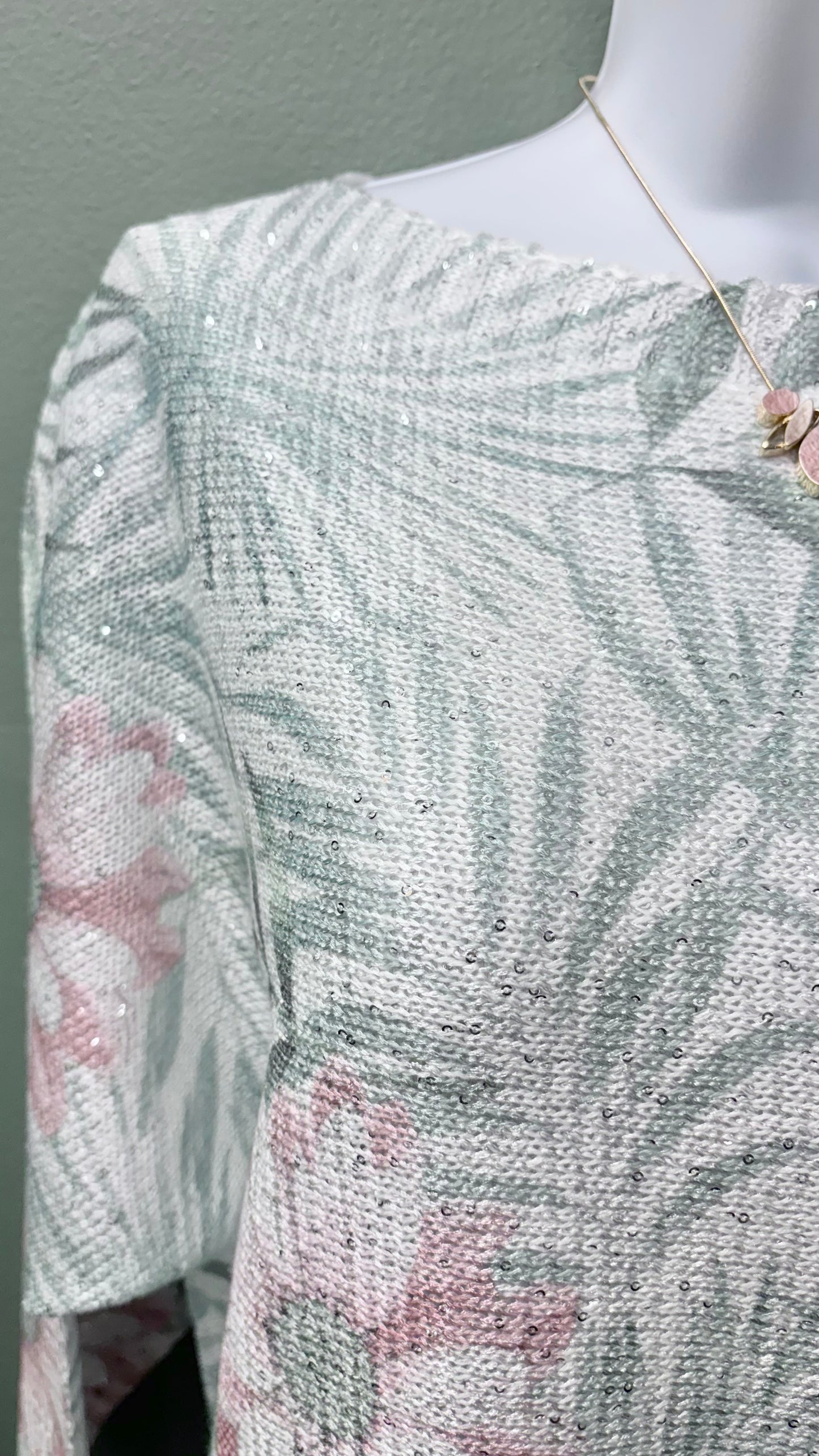 Karen Hart Sparkly Tropical Top