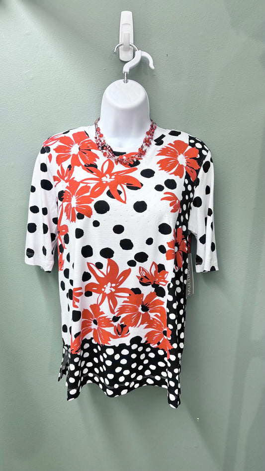 Multiples Rhinestone Patterned Top