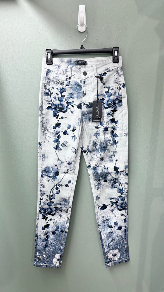 APNY Floral Print Skinny Jean