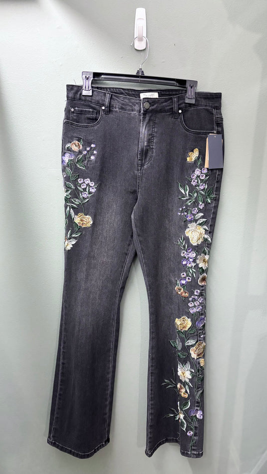 Tru Luxe Embroidered Jean