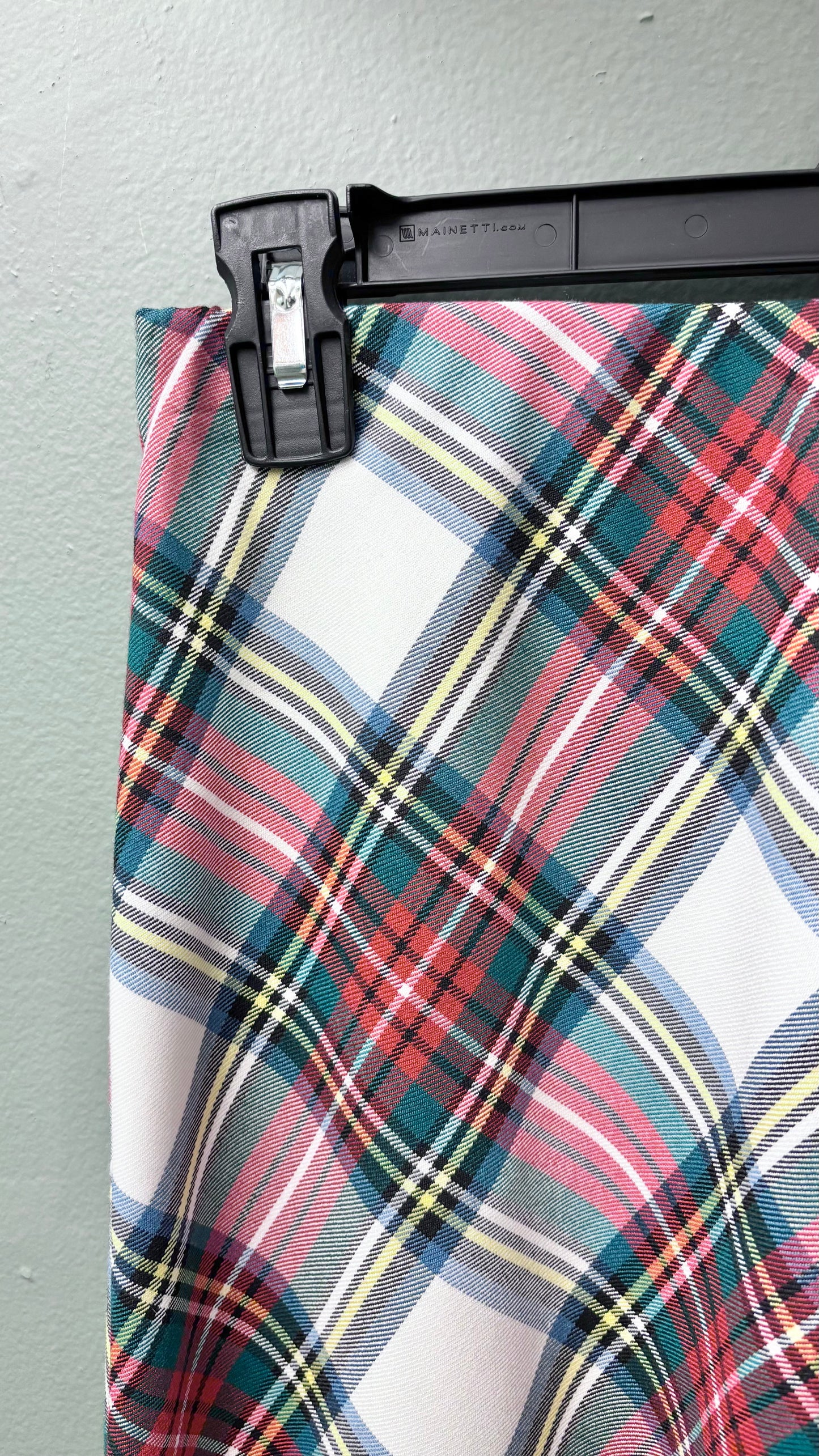 Karen Kane Red Plaid Skirt