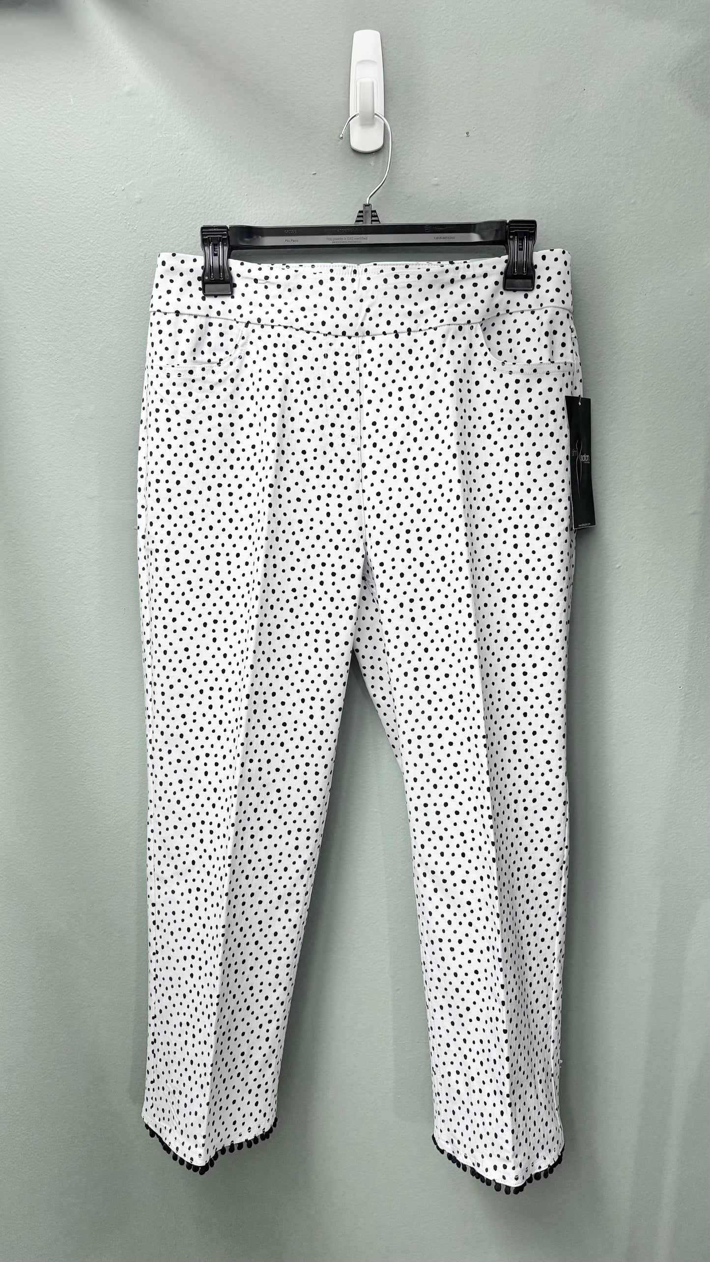 Multiples Slim-Sation Dotted Crop Pants