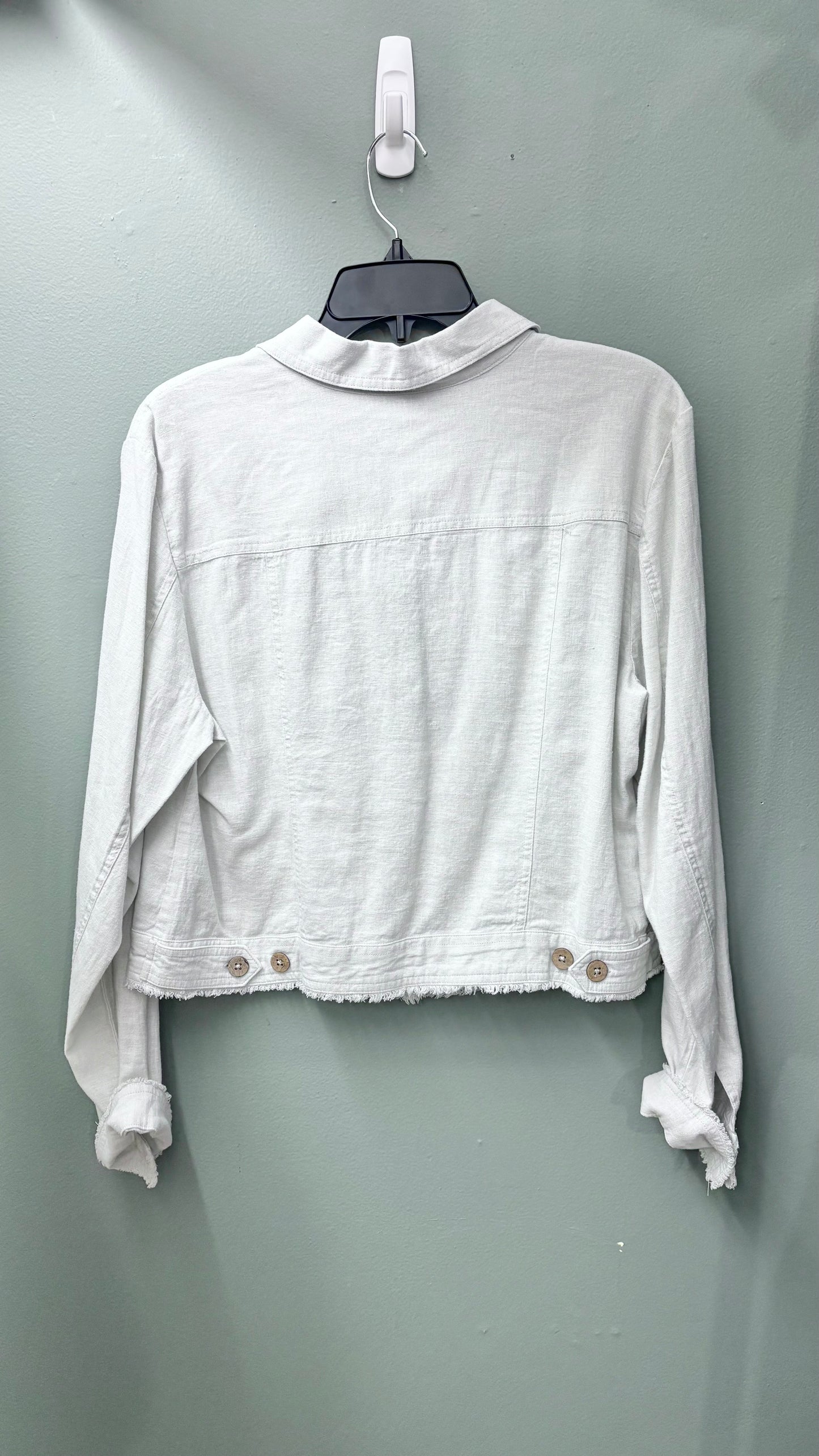 Charlie B Cream Linen Jacket