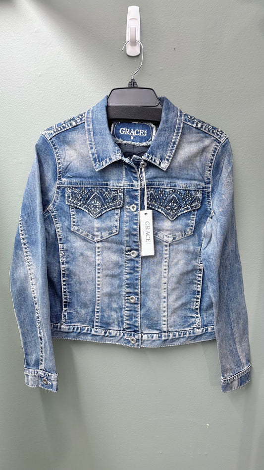 Grace Embellished Jean Jacket