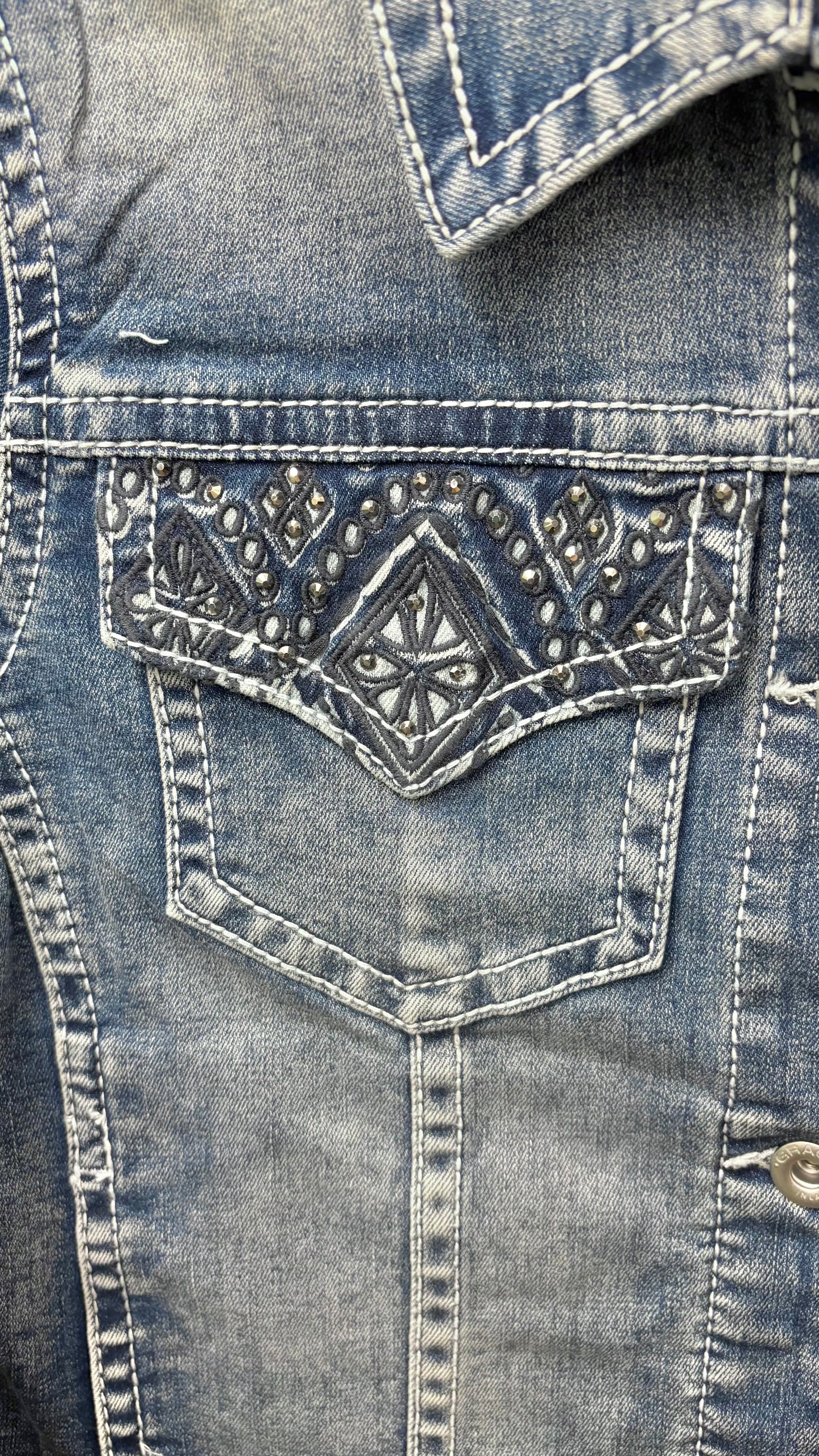 Grace Embellished Jean Jacket