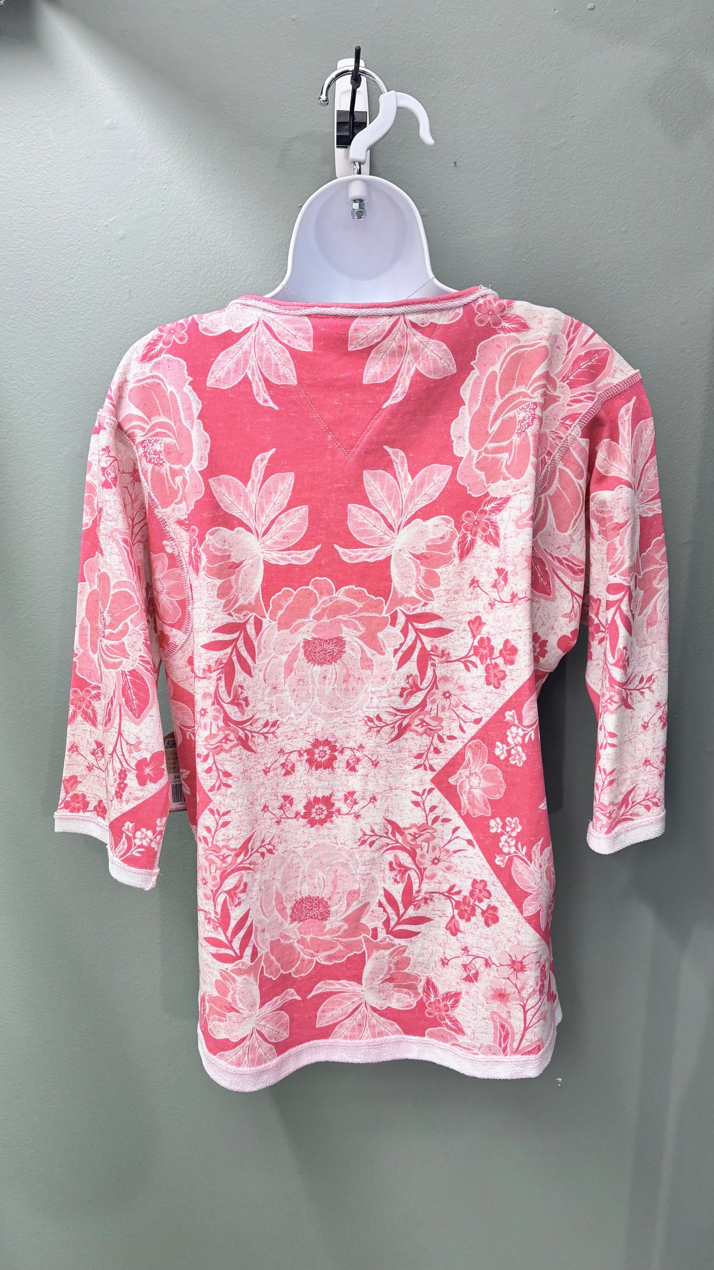 Tru Luxe Pink Floral Print Top