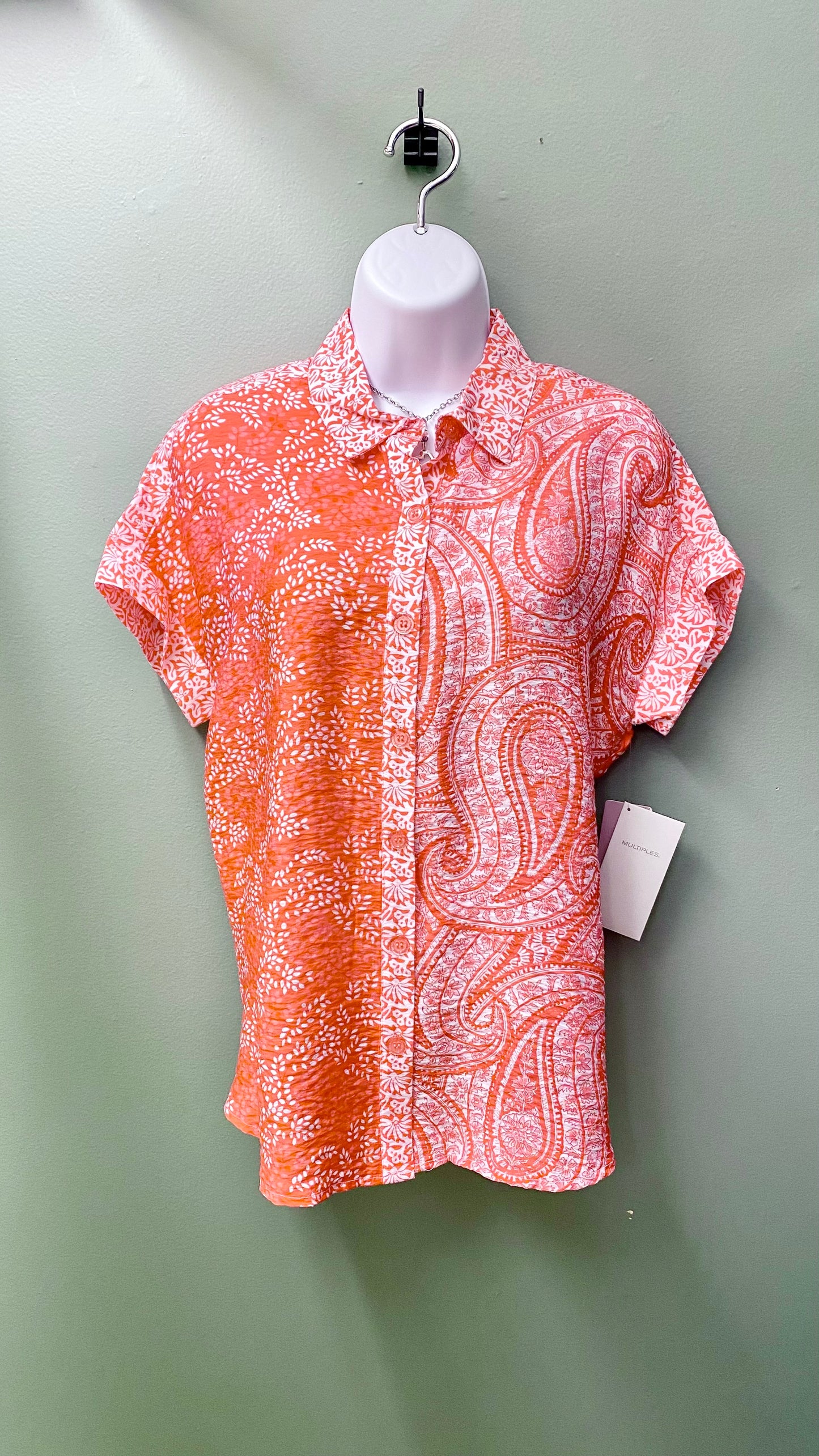 Clearance - Multiples Patterned Button Down